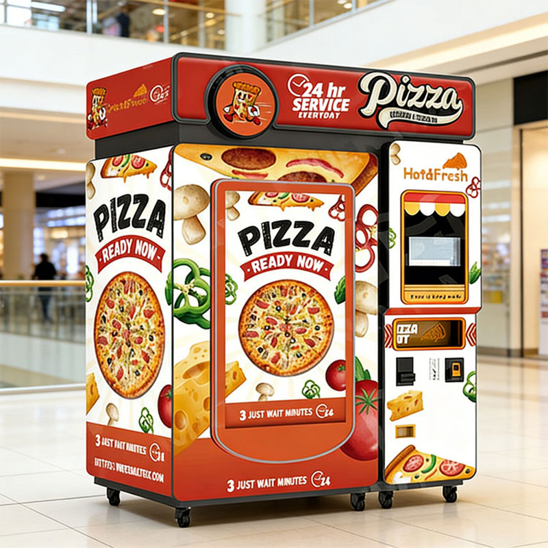 Commercial Vending Machine - Customized Smart Touch Screen Pizza Vending