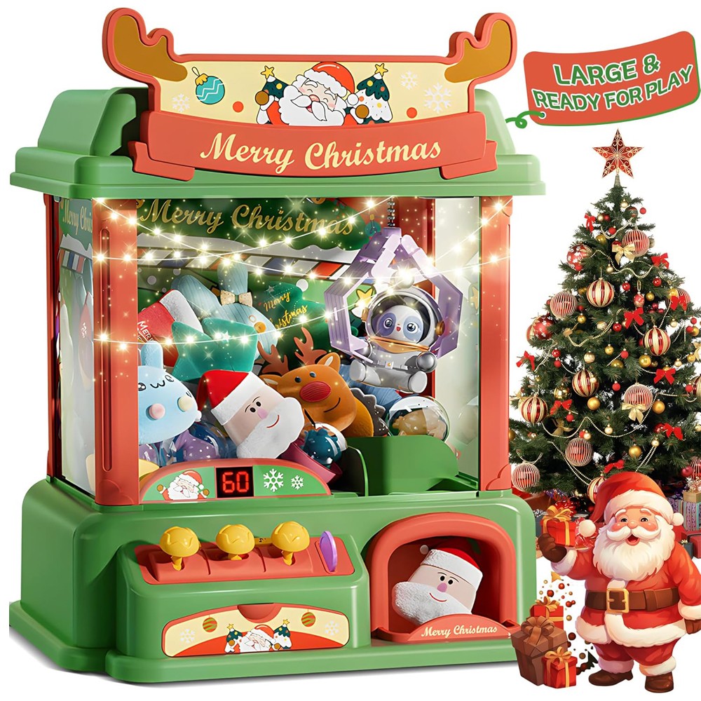 Arcade Vending & Laundry Revenue - Christmas Claw Machine For Kids Mini