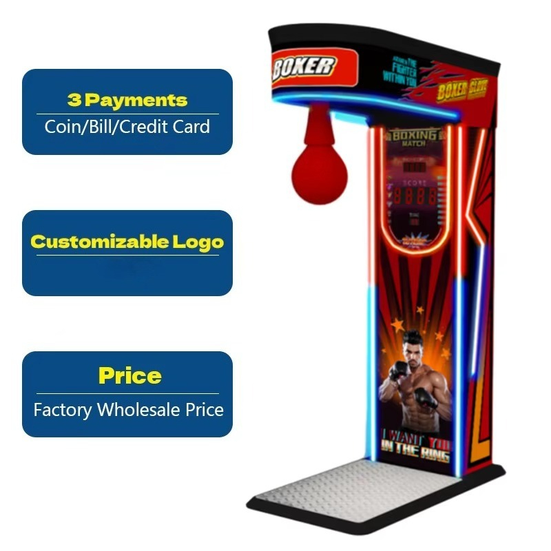 Boxing Machine Arcade - Street Amusement Coin Operated Boxing Punch