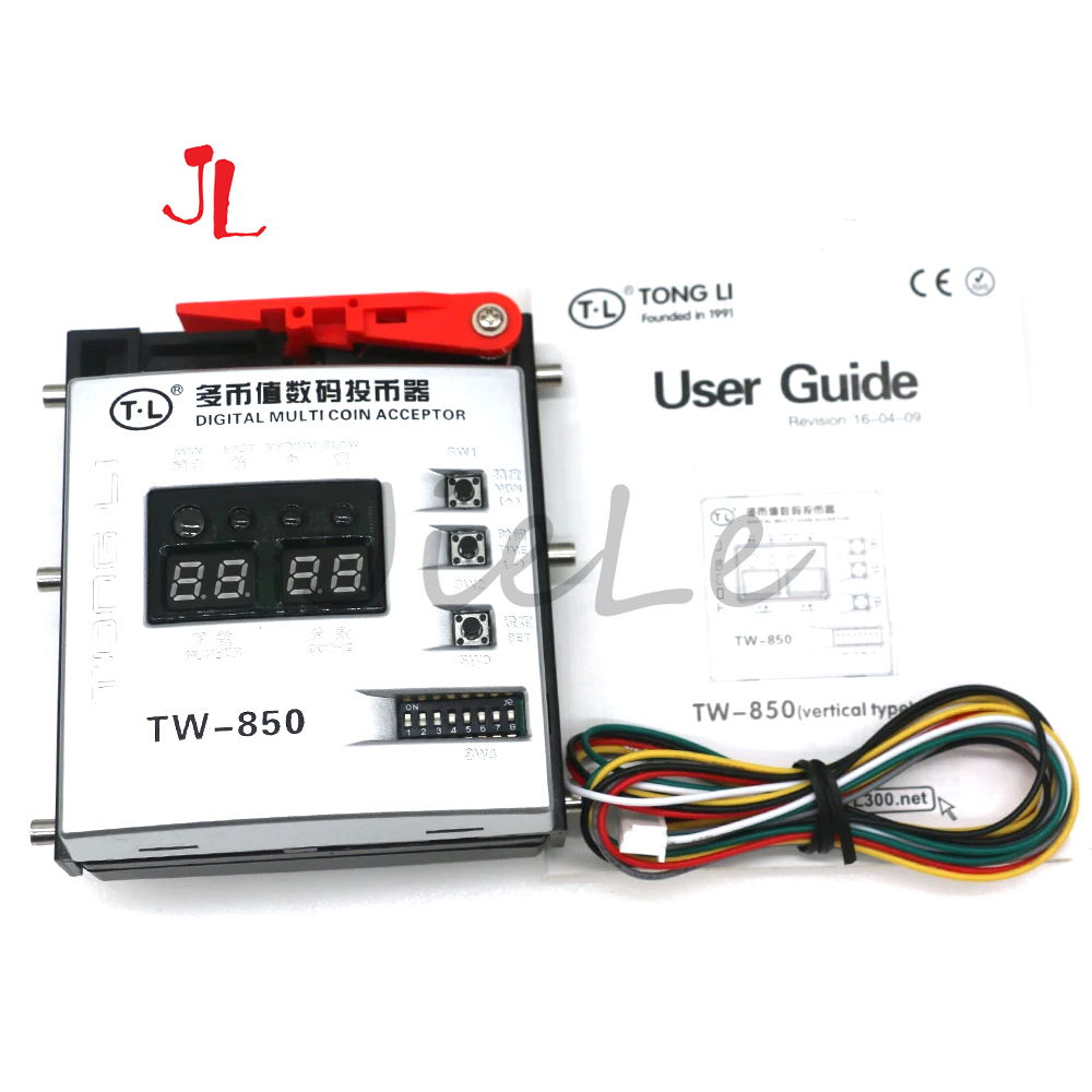 Arcade Vending & Laundry Revenue - TL TW-850 Multi Coin Acceptor, 5