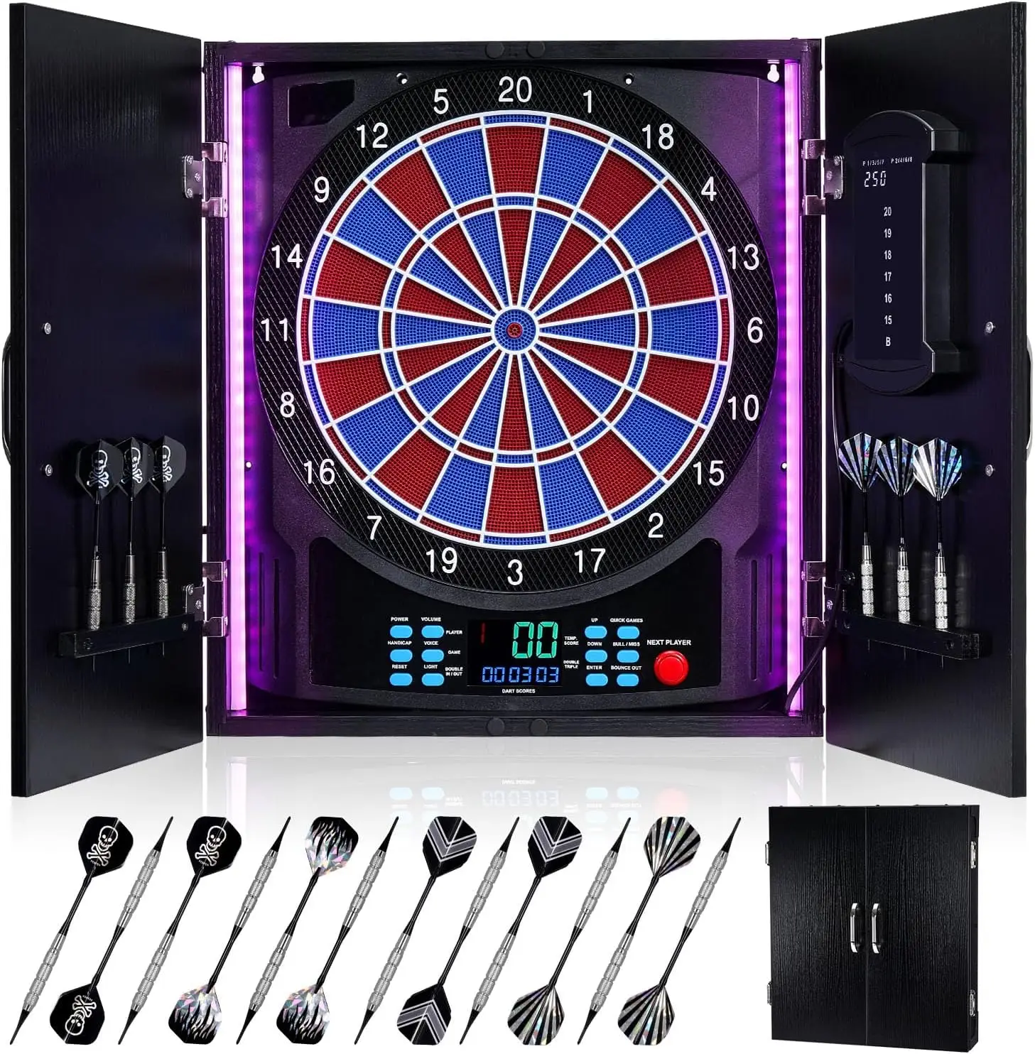 Electronic Dartboard Cabinet - Electronic Dart Board, Electric Dartboard Cabinet