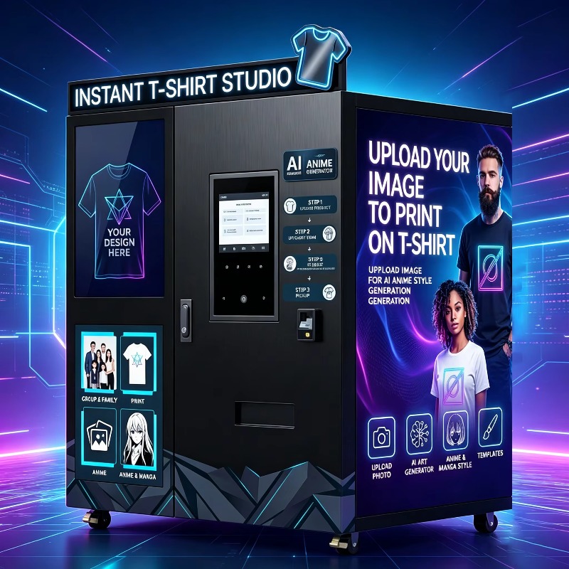 Arcade Ticket Machine - AI Intelligent Generation Clothing Vending Machine