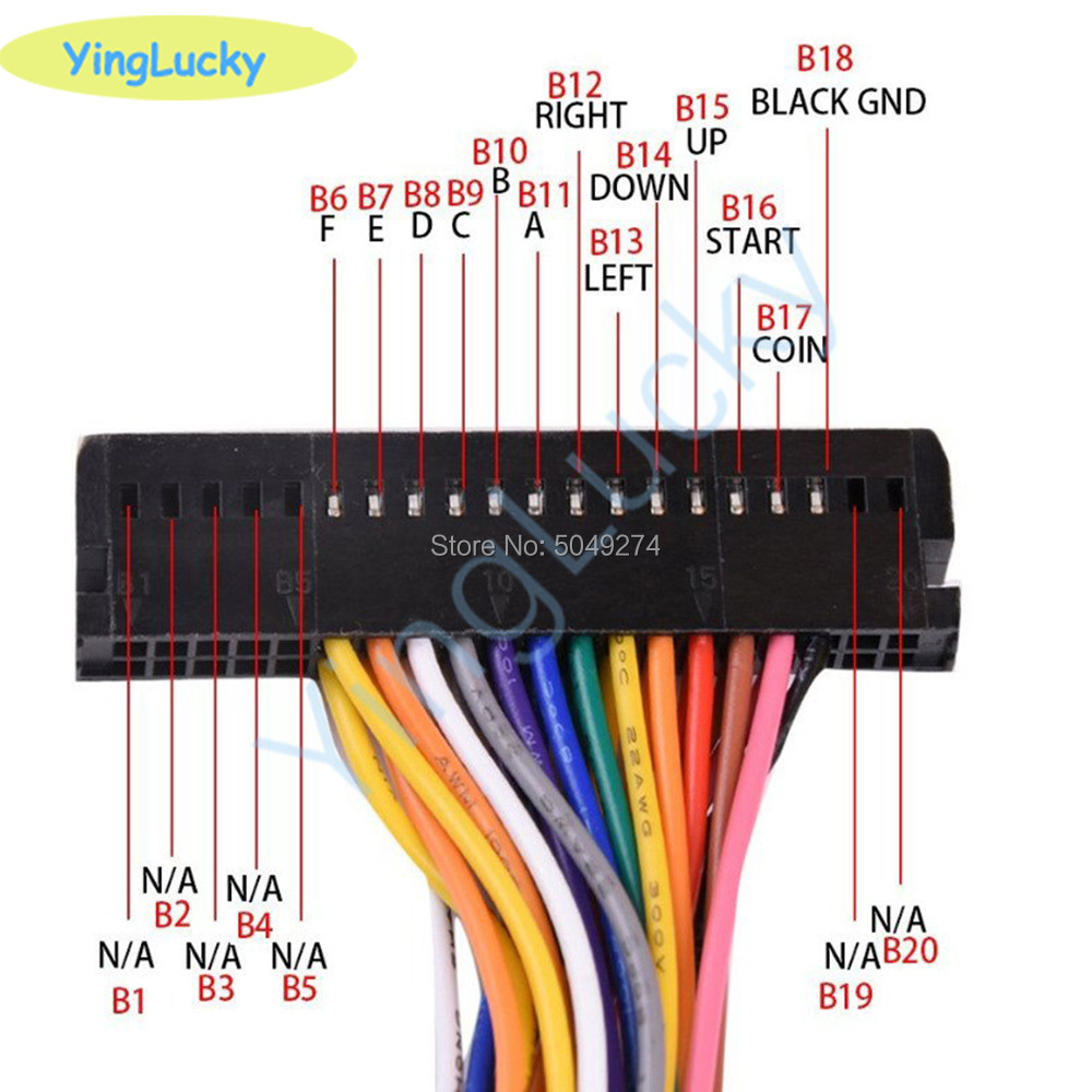 Arcade Cabinet 40-pin Wire Har - Boxing Machine Arcade review and price