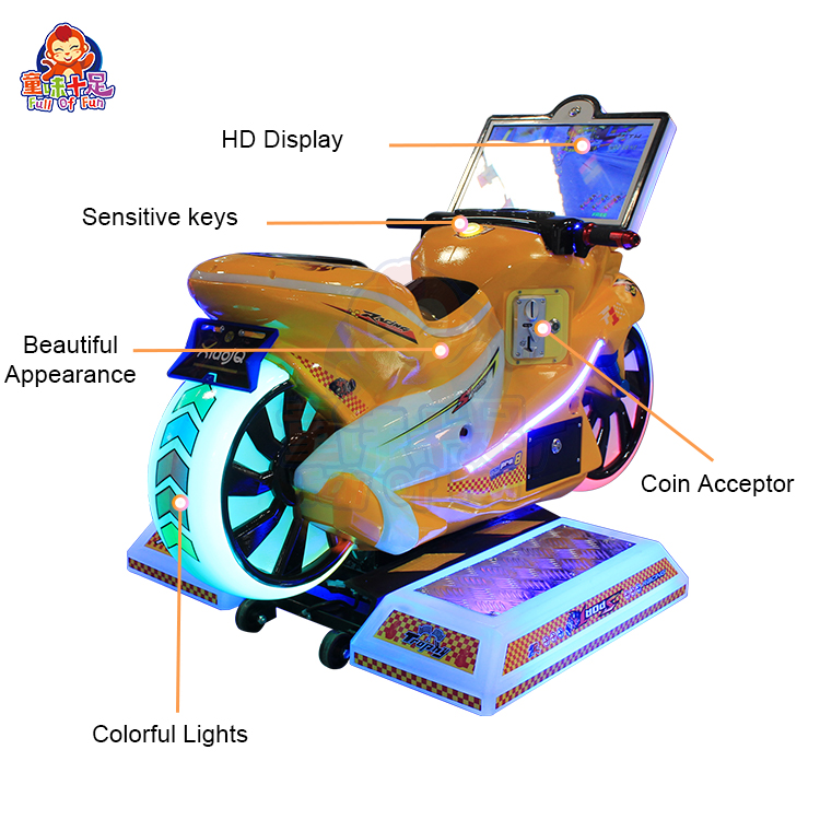 Indoor Amusement Children Moto - Coin Operated Kiddie Ride review and price