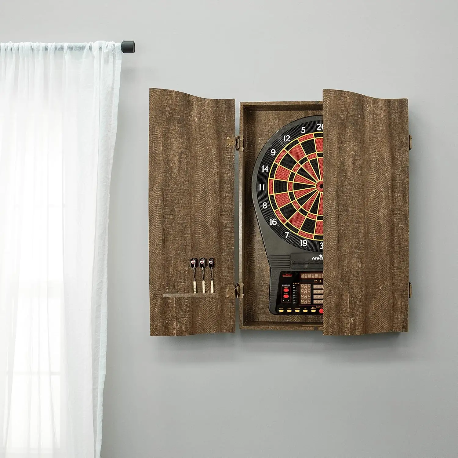 BestsellerMI Sports Brown Cric - Electronic Dartboard Cabinet review and price