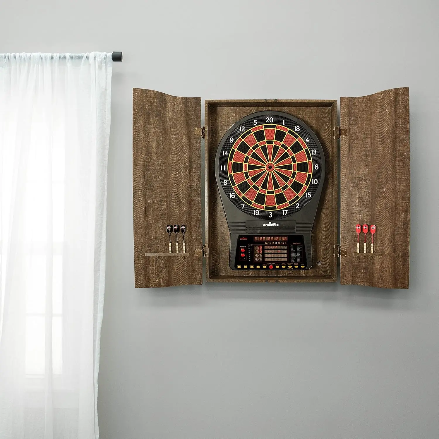 BestsellerMI Sports Brown Cric - Electronic Dartboard Cabinet review and price