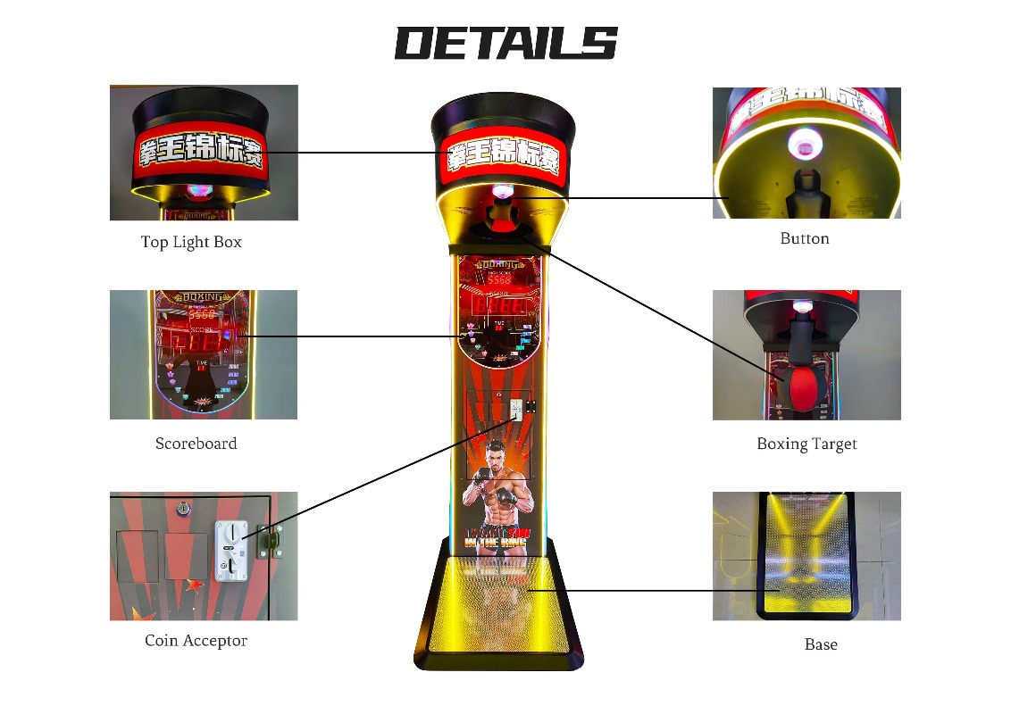 Street Amusement Coin Operated - Boxing Machine Arcade review and price