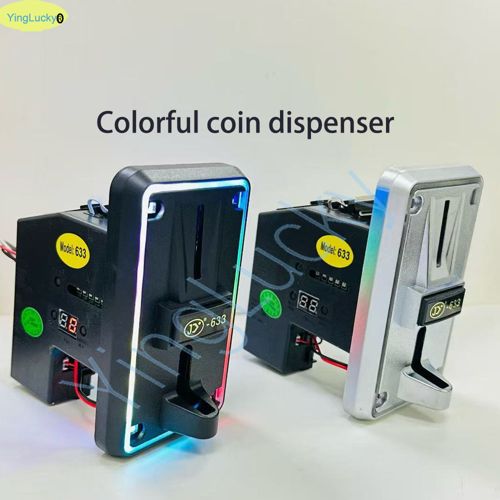 Colorful LED Multi Coin Accept - Arcade Vending & Laundry Revenue review and price