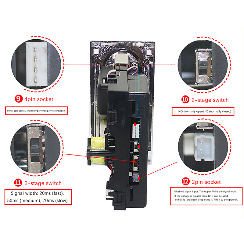 616 Electronic Multi Coin Acce - Arcade Game Vending Machine review and price