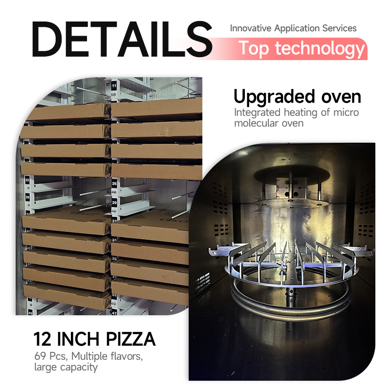 Wholesale Automated Hot Pizza  - Vending Machine Qr Code review and price