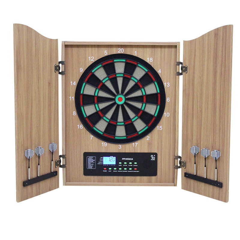 Luxury wooden electronic dart  - Electronic Dartboard Cabinet review and price