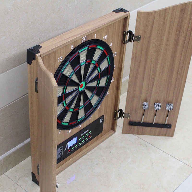 Luxury wooden electronic dart  - Electronic Dartboard Cabinet review and price