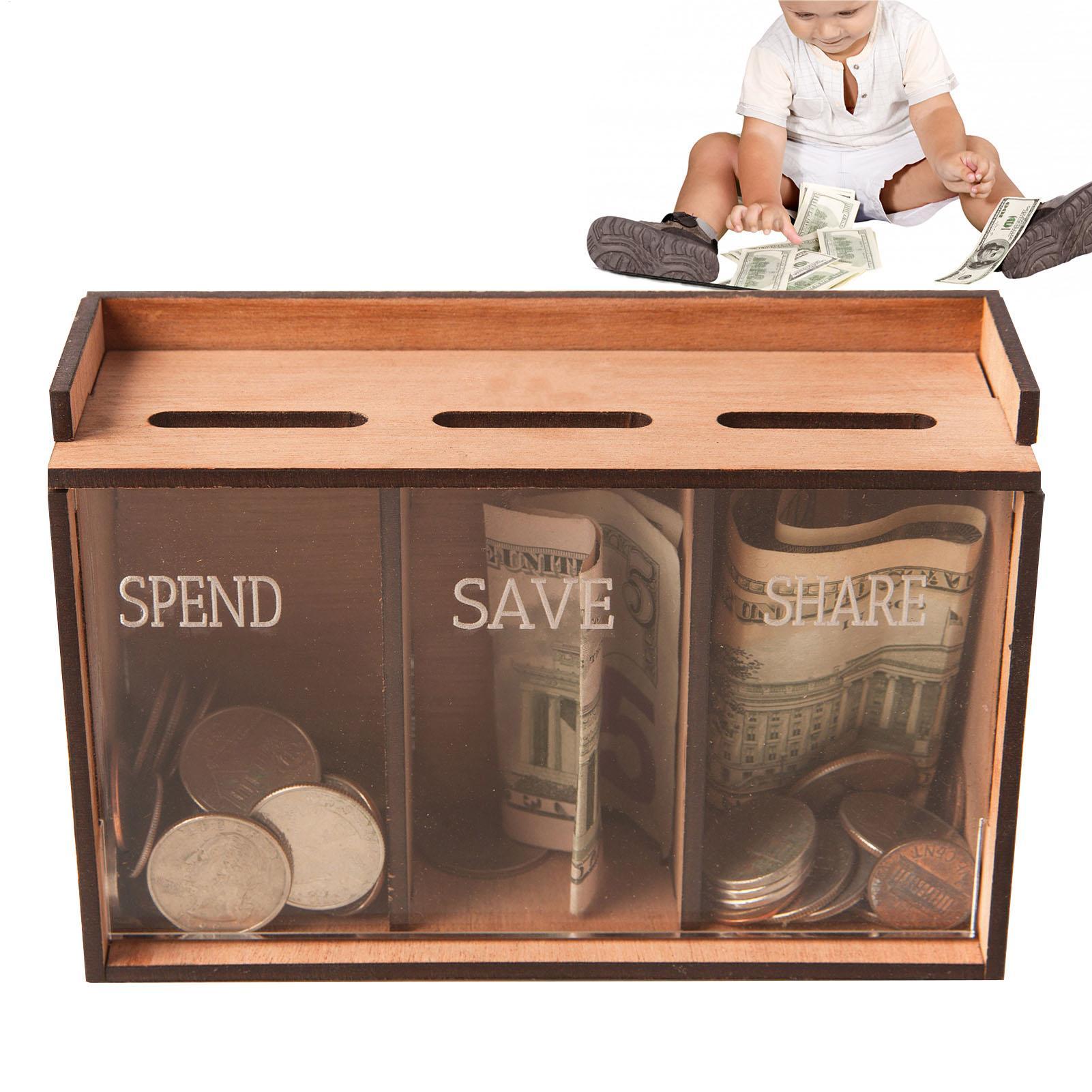 Save Money Box 3 Compartments  - Coin Operated Kiddie Ride review and price