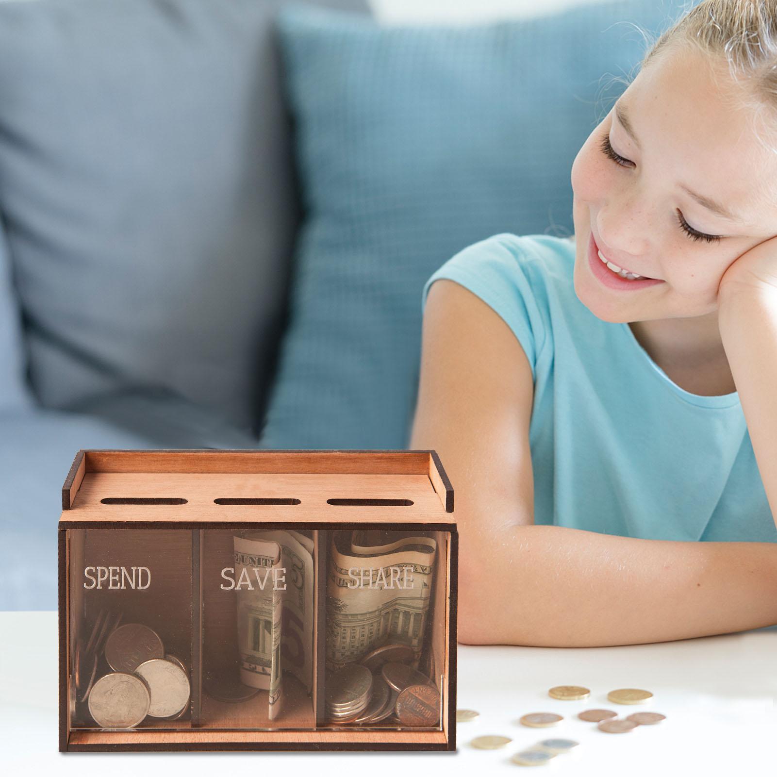 Save Money Box 3 Compartments  - Coin Operated Kiddie Ride review and price